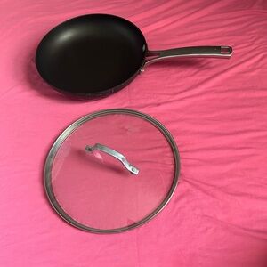 Calphalon Black Frying Pan with Glass Lid